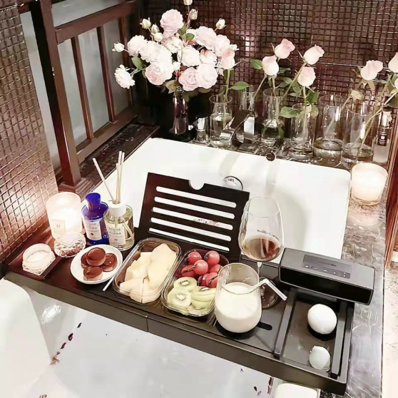 Bathtub storage rack