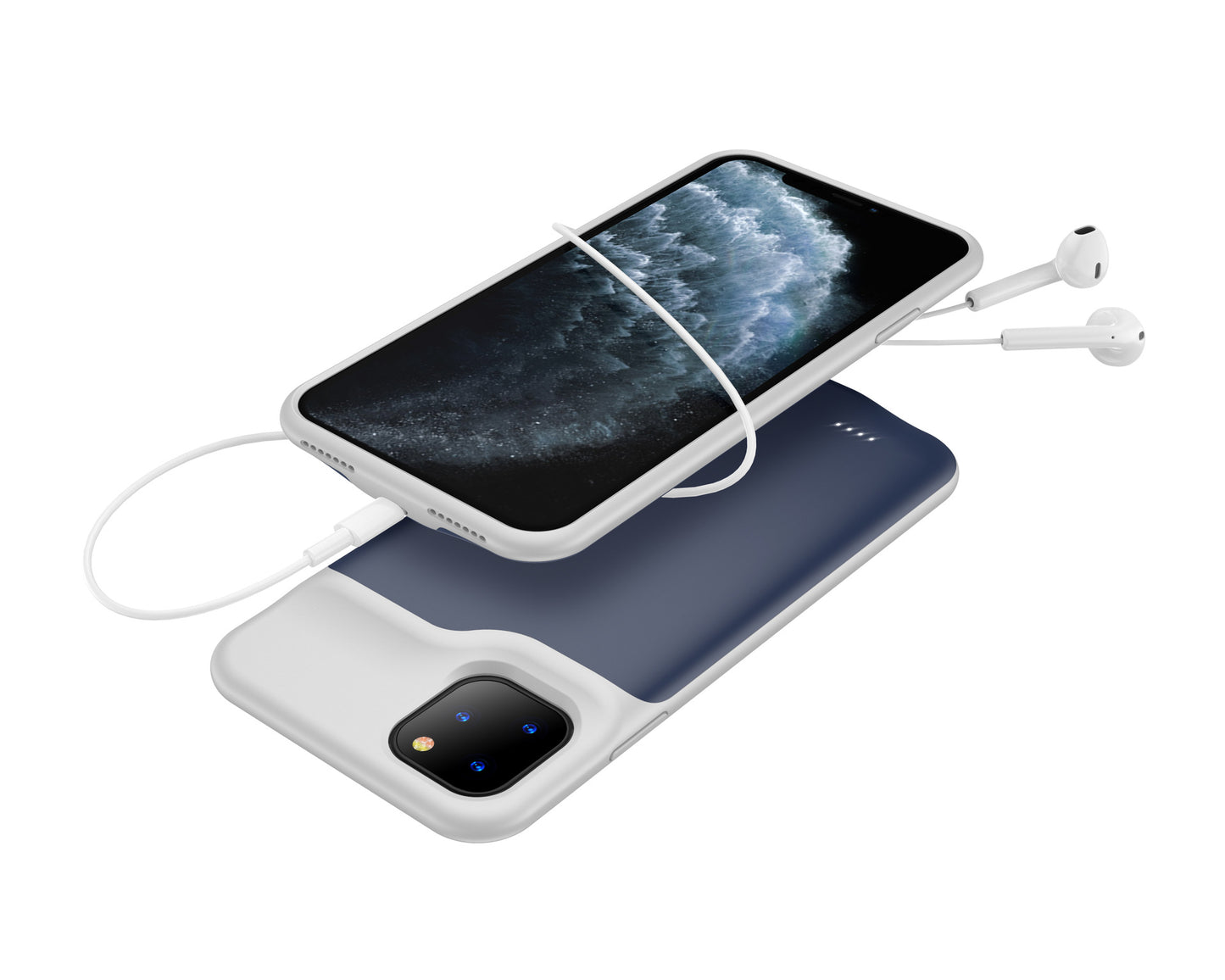 Battery Case 6000mAh TPU Cover