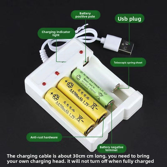 Battery Charger 4-Slot