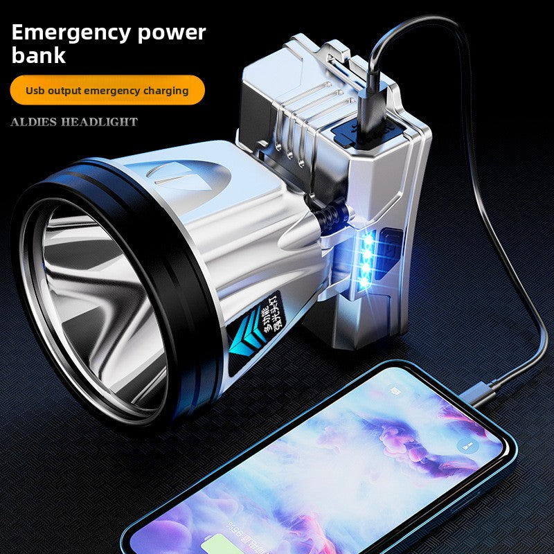 Battery-powered miner's lamp