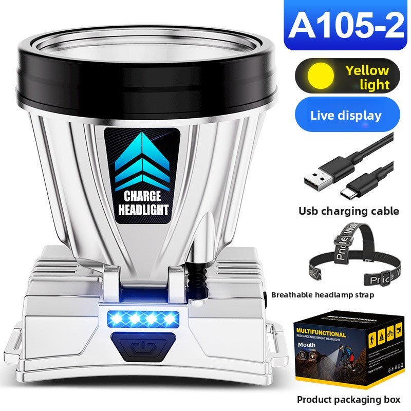 Battery-powered miner's lamp