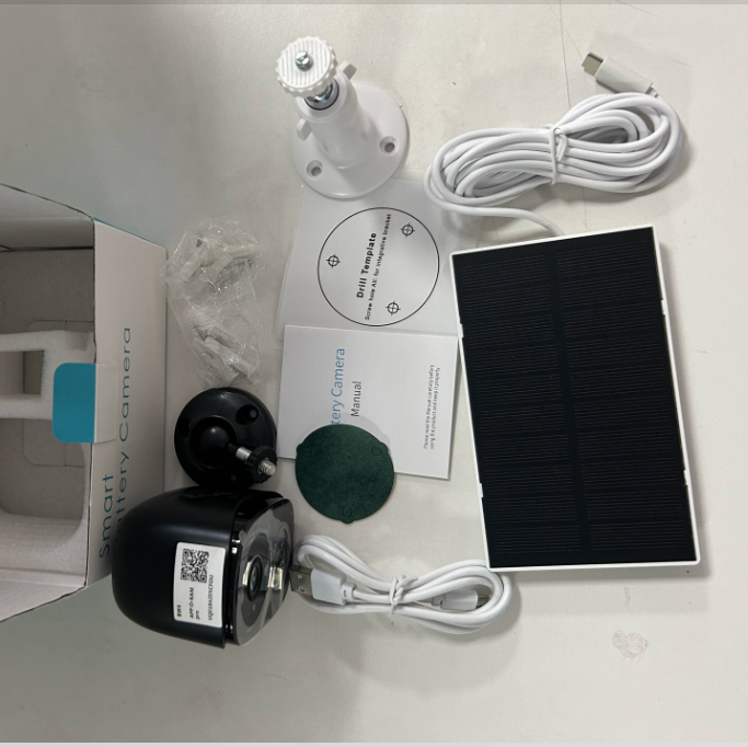 Battery Powered Wide Angle Surveillance Camera with Night Vision