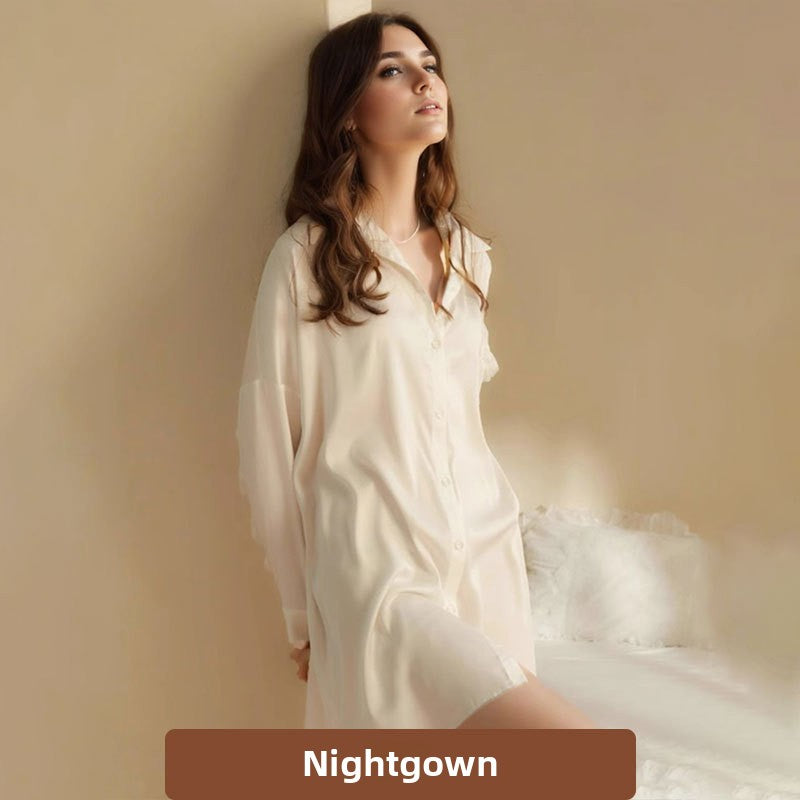 Batwing Sleeve Shirt Dress