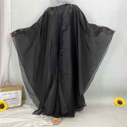 Batwing-style long robe