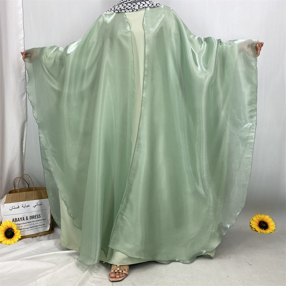 Batwing-style long robe