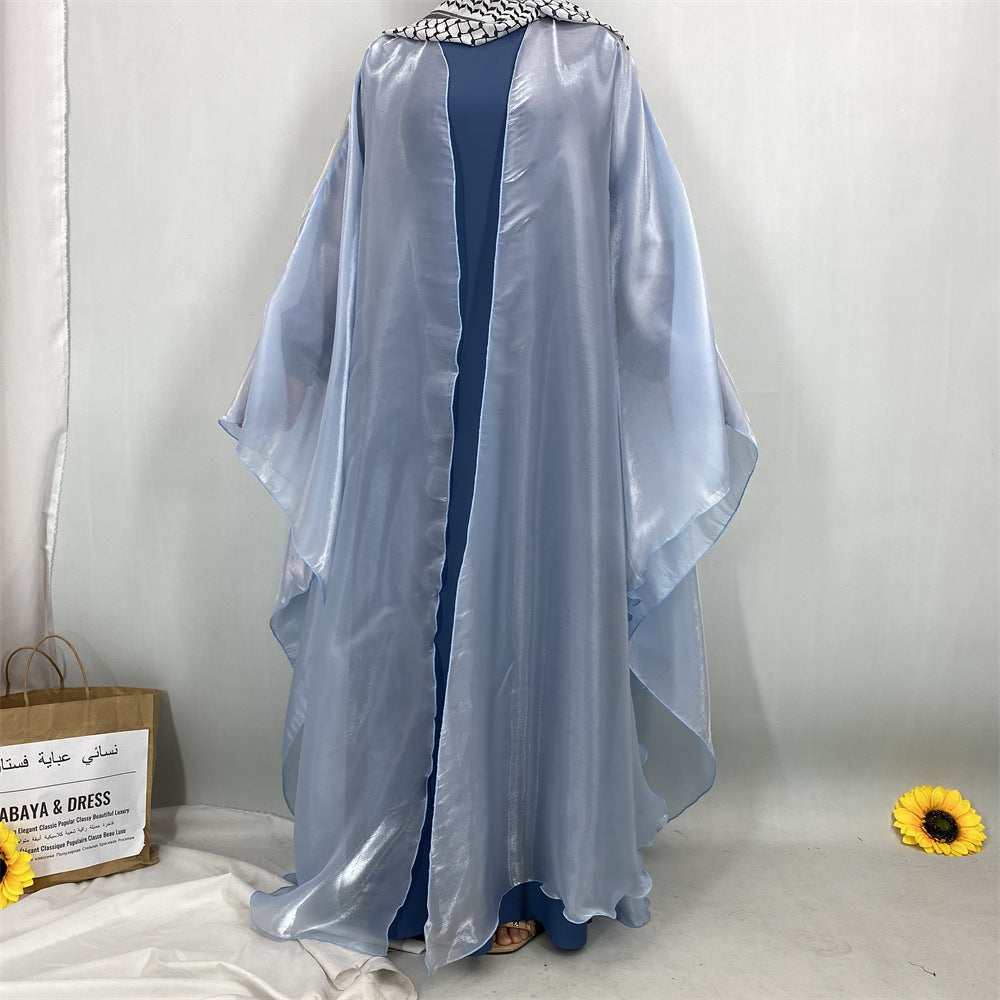 Batwing-style long robe