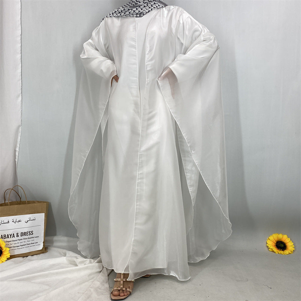 Batwing-style long robe