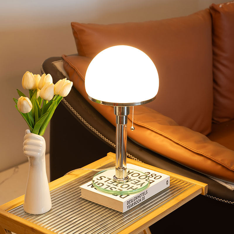 Bauhaus Glass Table Lamp