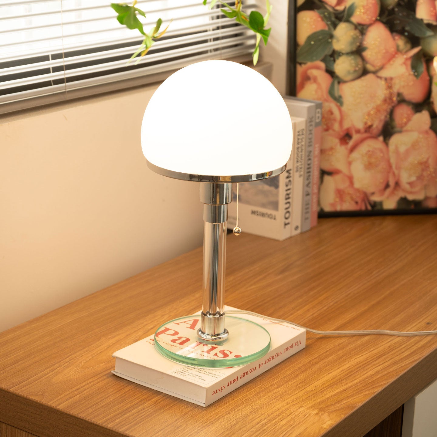 Bauhaus Glass Table Lamp