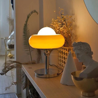 Bauhaus Glass Table Lamp with Eye Protection Lighting