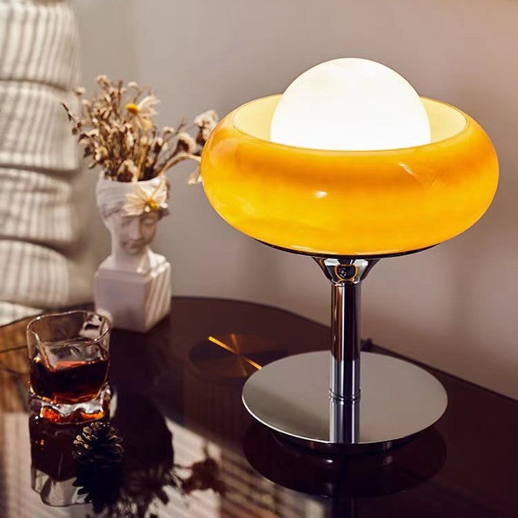 Bauhaus Glass Table Lamp with Eye Protection Lighting