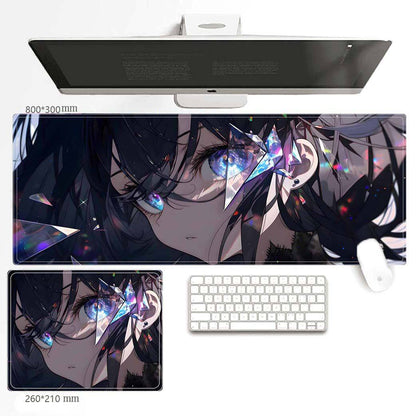Anime Design Large Mouse Pad for Gaming and Office Desk Setup
