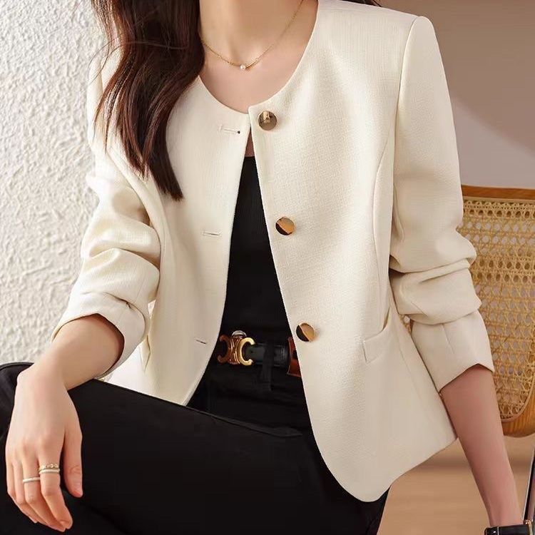 Buy Trendy Women’s Crew Neck Casual Cropped Jacket for Daily Wear