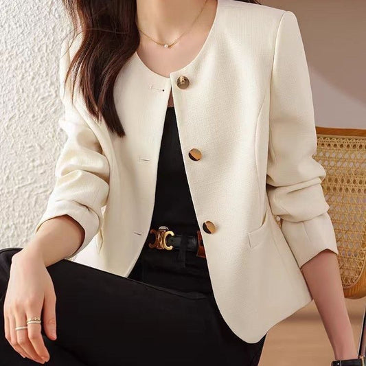 Buy Trendy Women’s Crew Neck Casual Cropped Jacket for Daily Wear