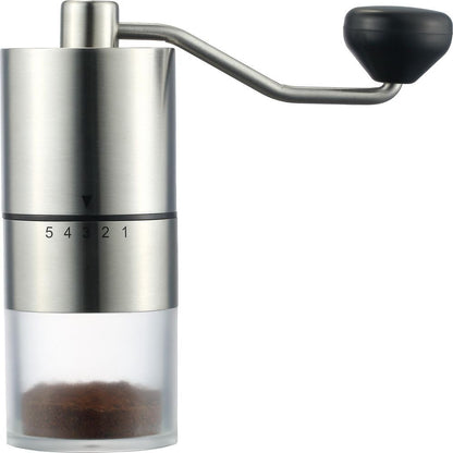 Manual Hand Crank Coffee Bean Grinder with Adjustable Grind