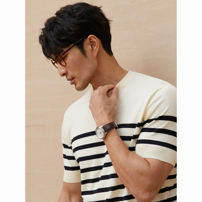 Buy Fashionable Men’s Crew Neck Casual Short Sleeve Shirt.