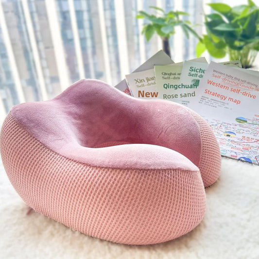 Memory Foam U-Shaped Travel Neck Pillow Soft Support Use