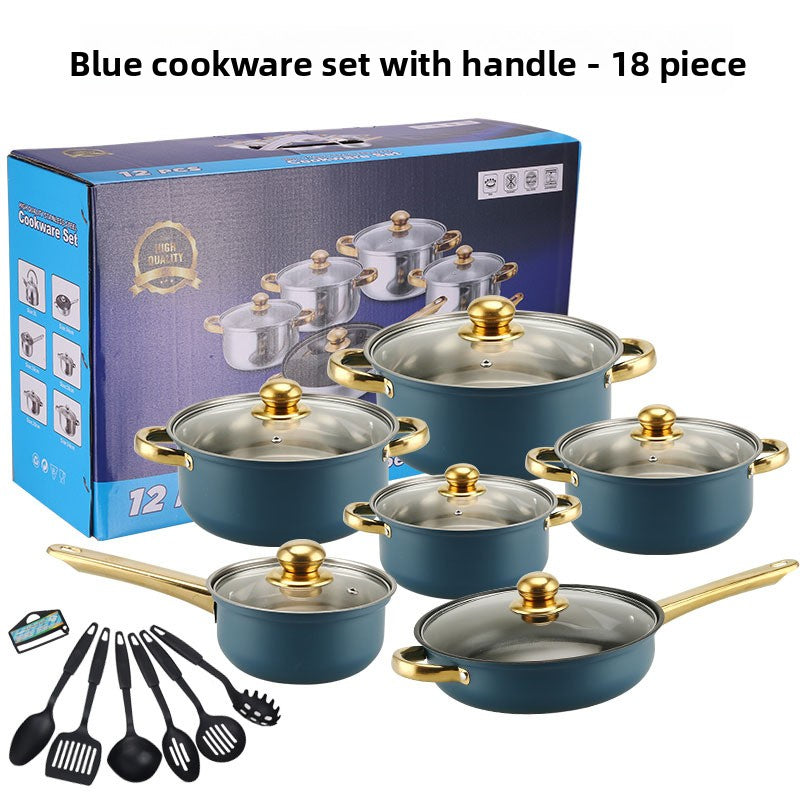 Premium Stainless Steel Cookware Kitchen Pots and Pans Set