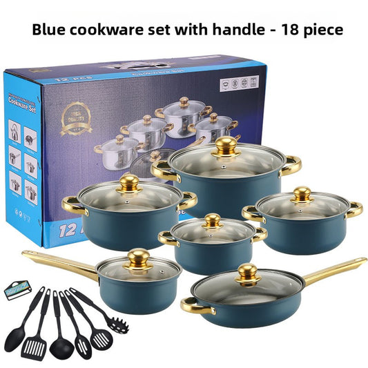Premium Stainless Steel Cookware Kitchen Pots and Pans Set
