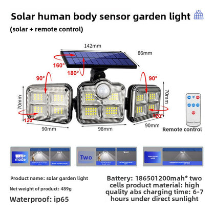 Smart Solar Outdoor Garden Light with Motion Sensor System