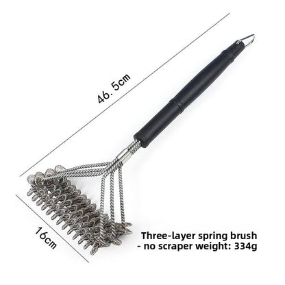 BBQ Grill Cleaning Brush Set Wire Brush with Scraper