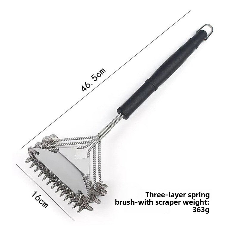 BBQ Grill Cleaning Brush Set Wire Brush with Scraper