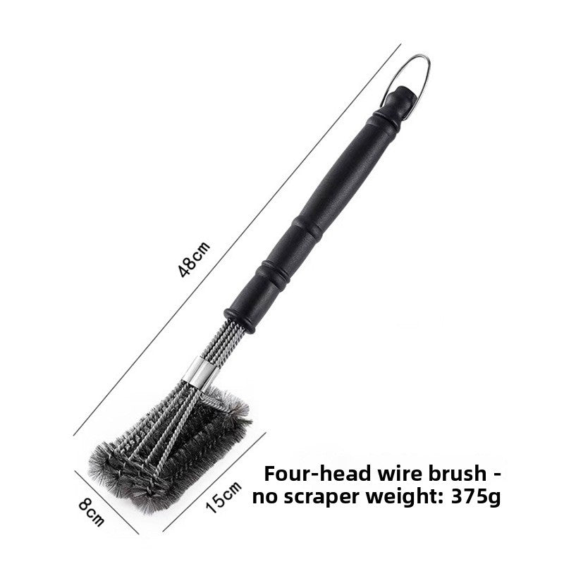 BBQ Grill Cleaning Brush Set Wire Brush with Scraper