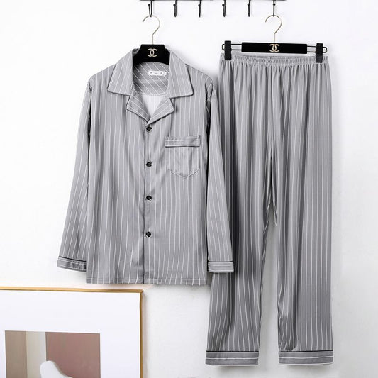Buy Men’s Minimalist Long Sleeve Pajamas Sleepwear Set