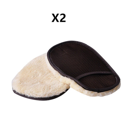 Buy Car Wash Glove with Microfiber & Sponge for Gentle Cleaning