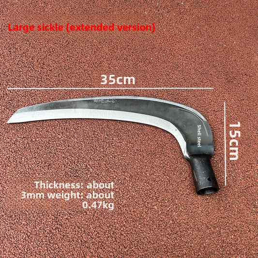Long Handle Lawn Mower Sickle for Garden Yard Cutting Use