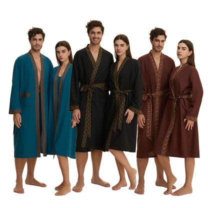 Buy Loose Casual Middle Eastern Style Cotton Nightgown for Couples