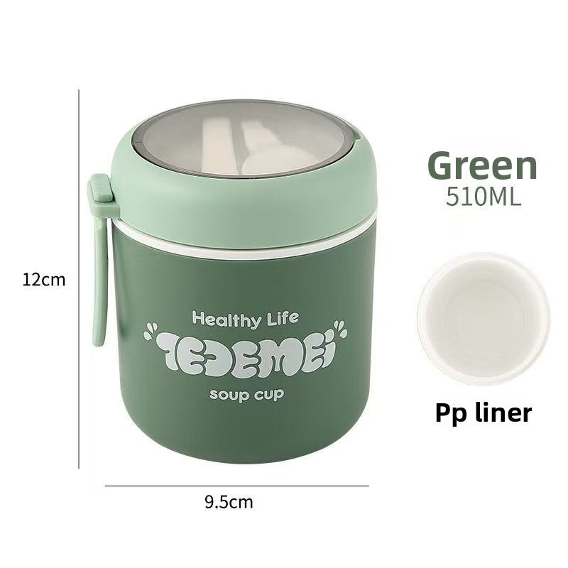 Double Layer Insulated Soup Cup for Hot Food Storage