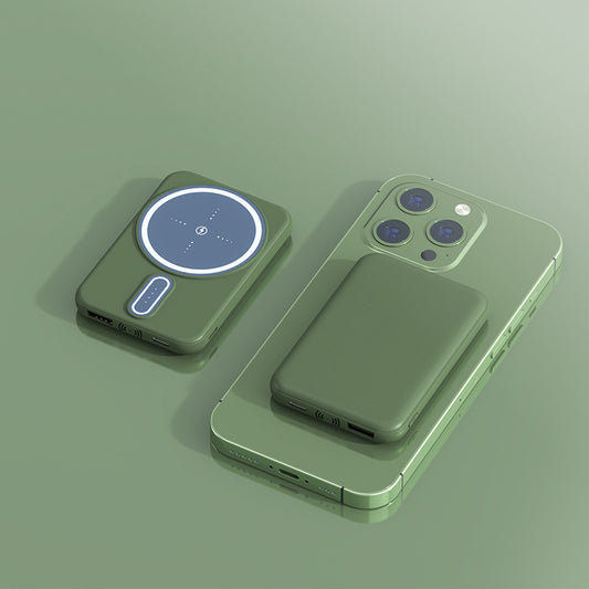 Magnetic Suction Charging Bank – Fast Wireless Mobile Charger