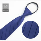 Dark Blue Thick Stripes