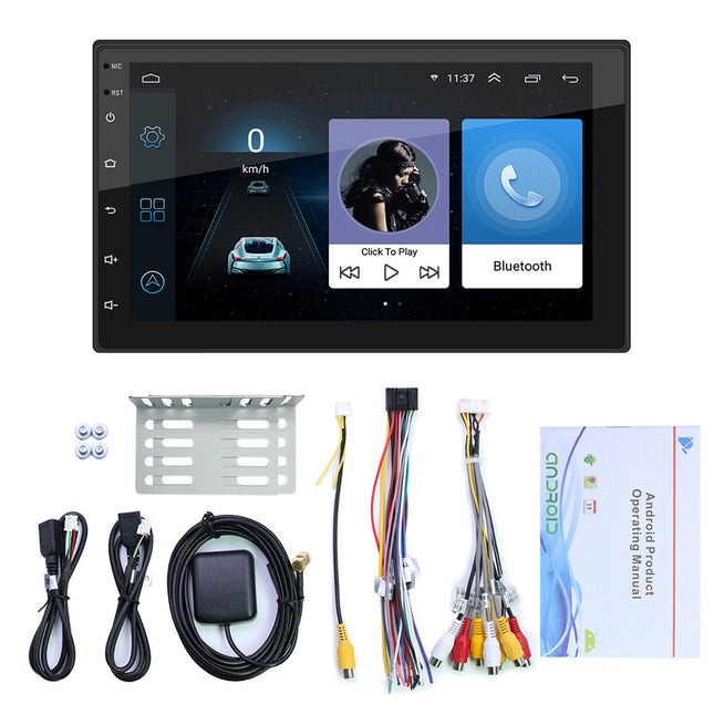 Car Universal Card Radio Bluetooth Player with USB Support