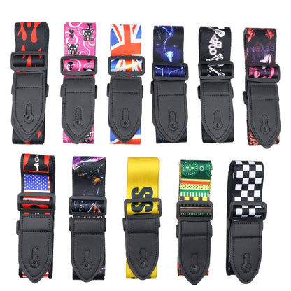 Widened Polyester Guitar Strap