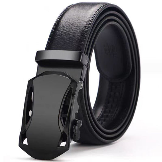 Men’s Genuine Leather Belt Automatic Buckle Stylish & Durable
