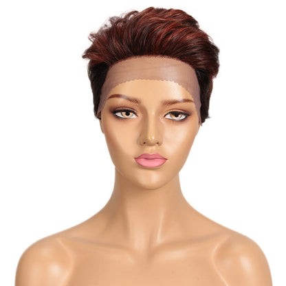 Front Lace Wig Real Hair – Natural Look with Soft Headgear Cap
