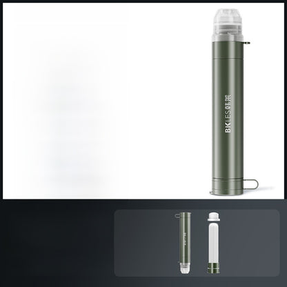 Portable Outdoor Water Purifier with Direct Drink Filter