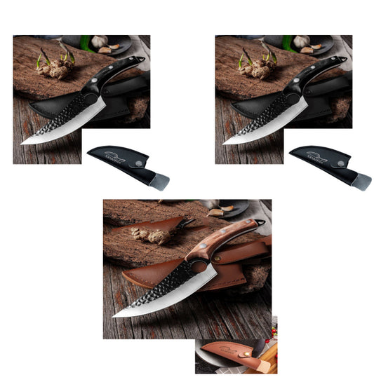 Boning Butcher Knife for Slaughter Meat Cutting Skinning Tool