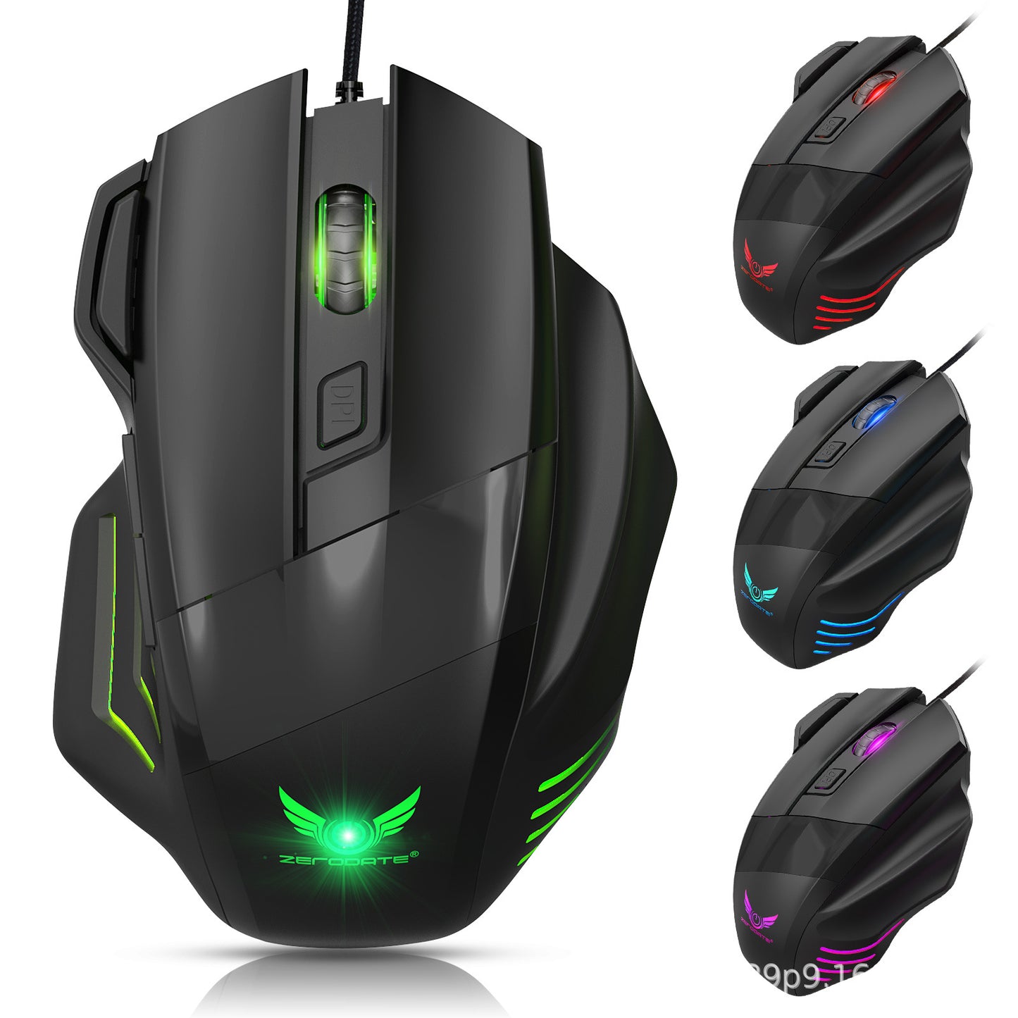 Wired Ergonomic Gaming Mouse with Smooth Gaming Control