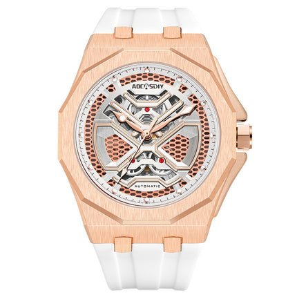 Buy Trendy Hollow Mechanical Watch with Water Resistance
