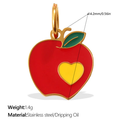 Colorful Drip-Oil Pendant Stylish Necklace Designed for Women