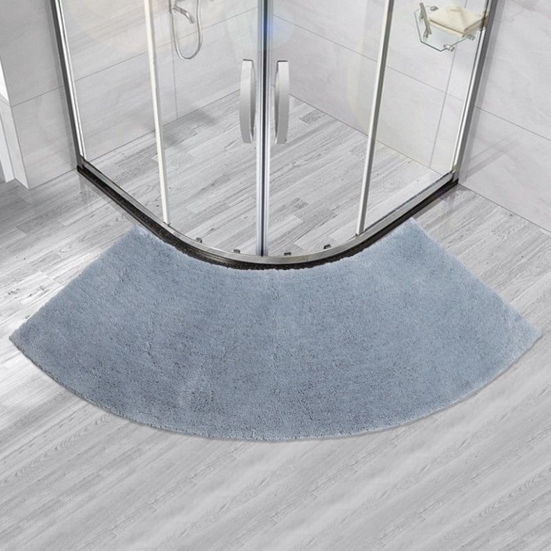 Non-Slip Fan-Shaped Bath Mat for Shower Room Door