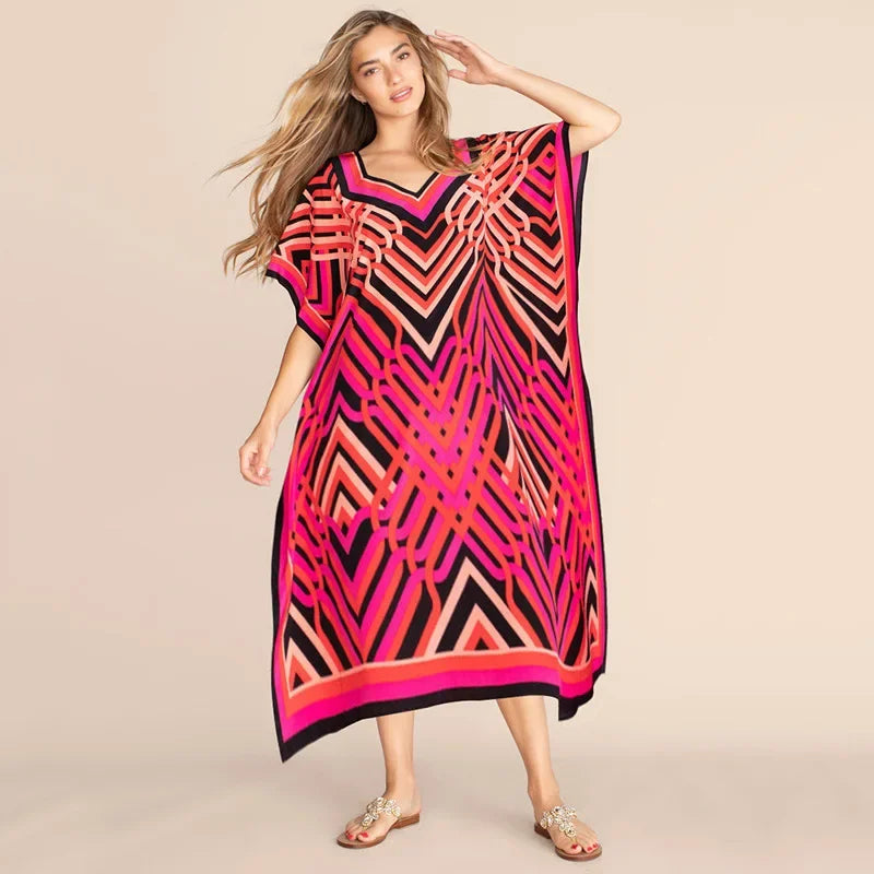 Beach blouses, long robes, vacation dresses and long skirts