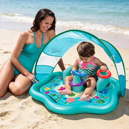 Beach sunshade mat