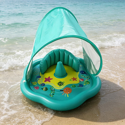 Beach sunshade mat