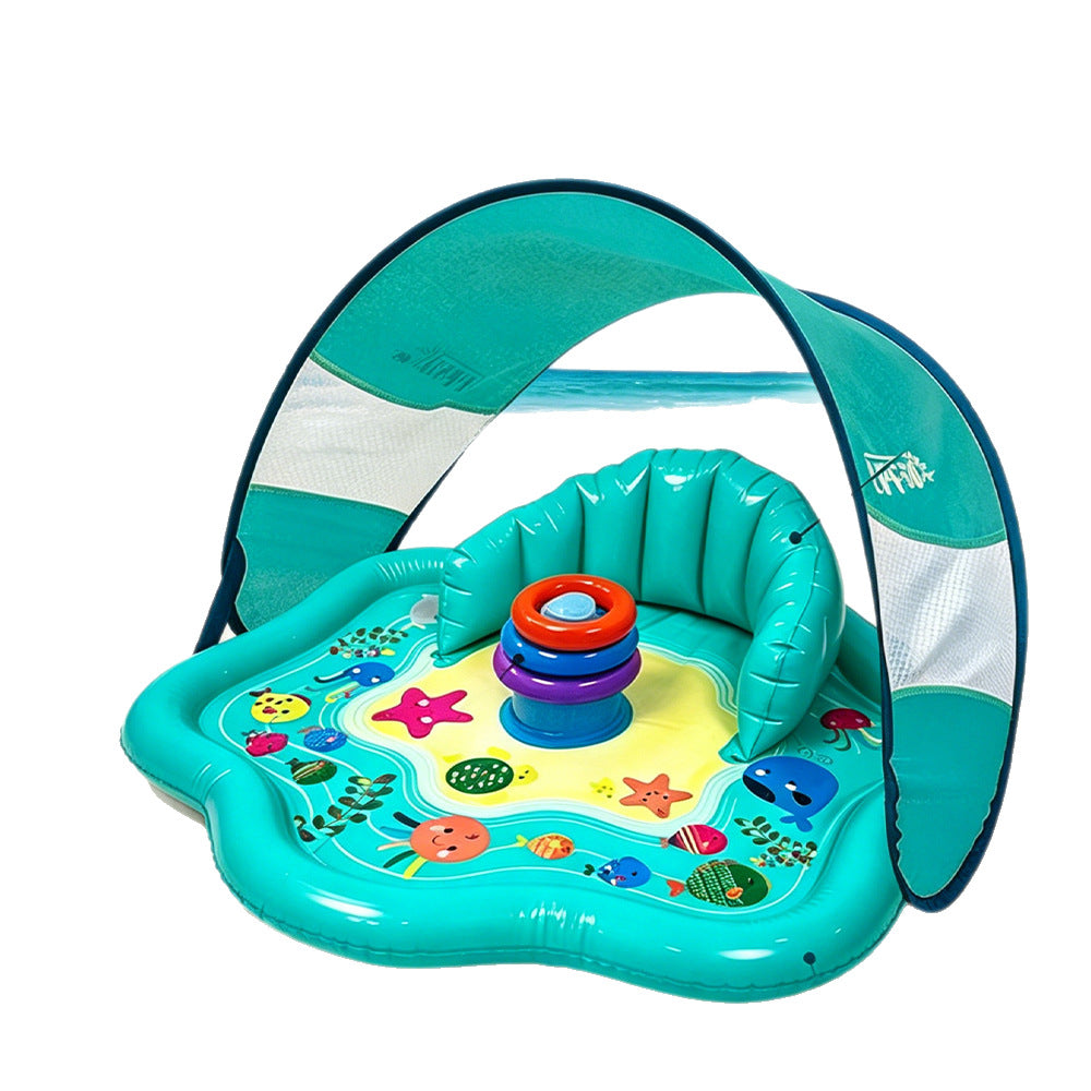Beach sunshade mat