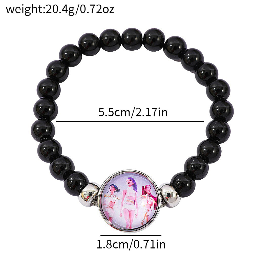 Beaded Alloy Oil Dripping Jewelry