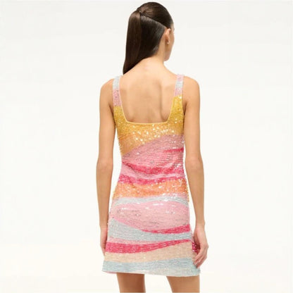 Beaded Backless Dress